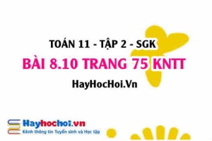 Bài 8.10 trang 75 Toán 11 tập 2 Kết nối tri thức: Xác suất trong thống kê giáo dục